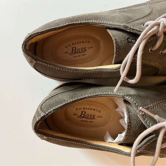 G. H. Bass Buckingham Brown Oxford Suede Leather Lace Up Shoes Men Size 13 - Picture 4 of 7